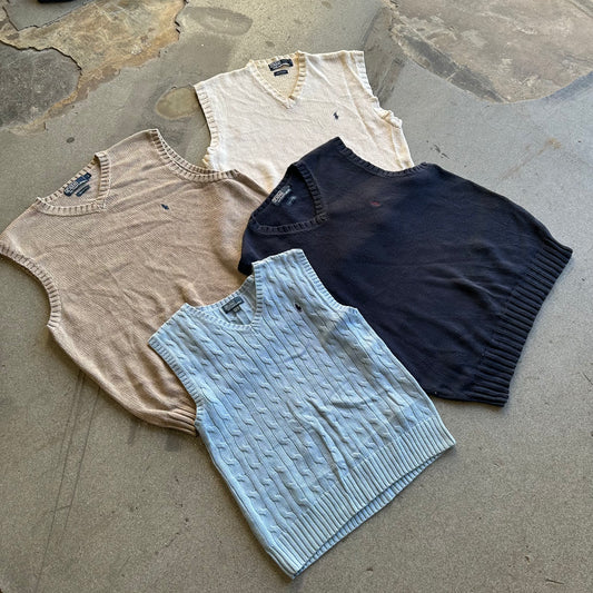 RALPH LAUREN KNITTED VESTS X20