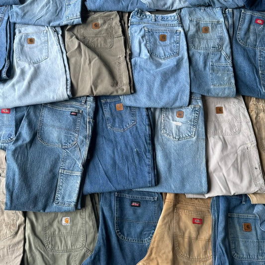 CARHARTT / DICKIES TROUSERS MIXED GRADE X30