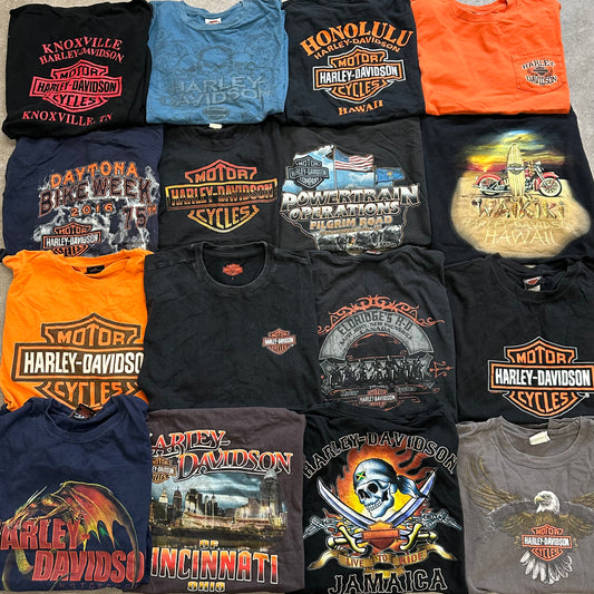 HARLEY DAVIDSON T-SHIRTS X10