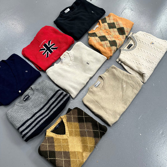 PREMIUM DESIGNER KNITS- YSL, BURBERRY ETC X 10