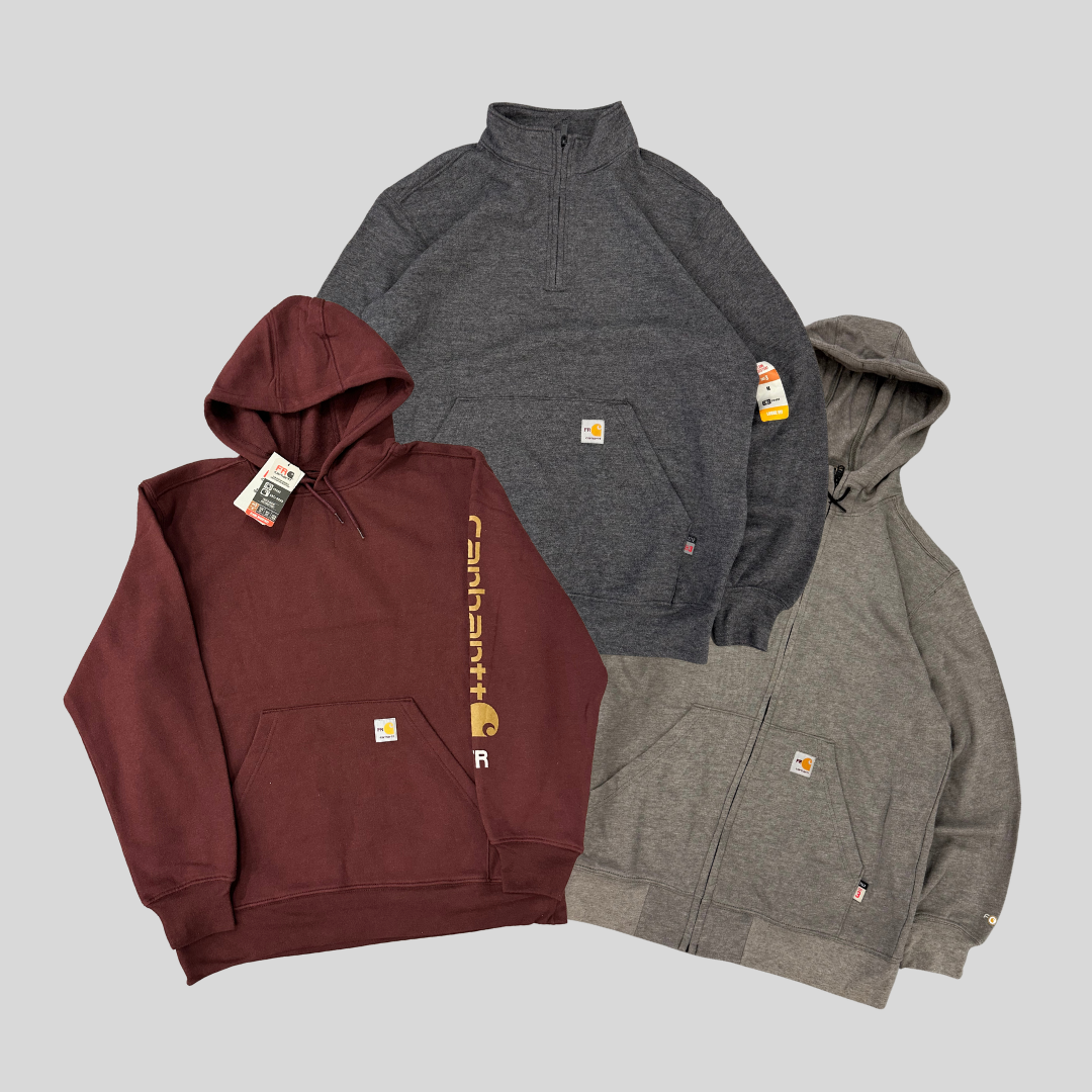 CARHARTT FR HOODIES & SWEATSHIRTS x 10 (PRE ORDER)