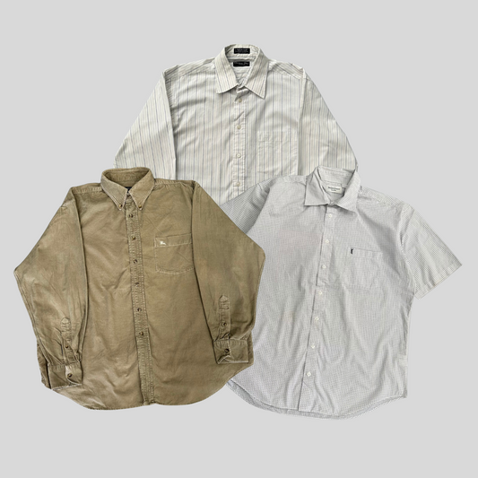 PREMIUM DESIGNER SHIRTS - YSL, DIOR, BURBERRY X 10