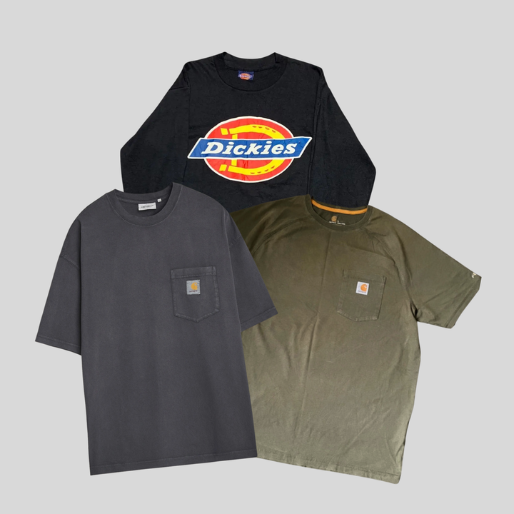 VINTAGE CARHARTT & DICKIES T-SHIRTS X 20