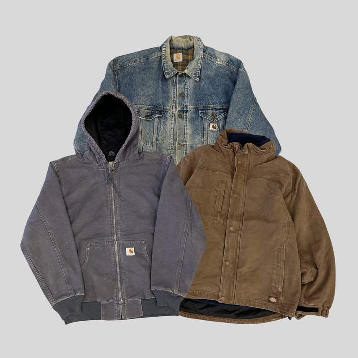 VINTAGE CARHARTT & DICKIES JACKETS X 10