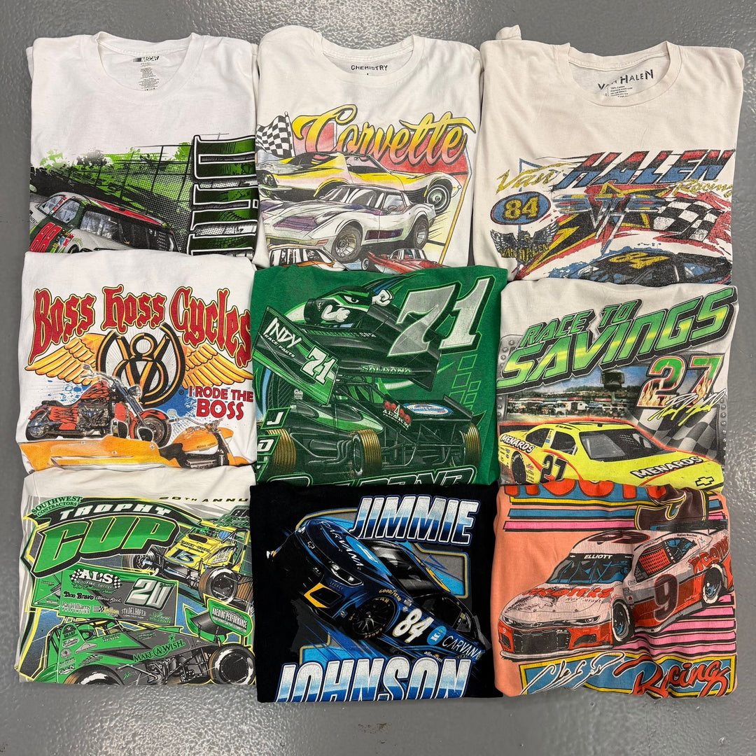 NASCAR/RACING T-SHIRTS X 20