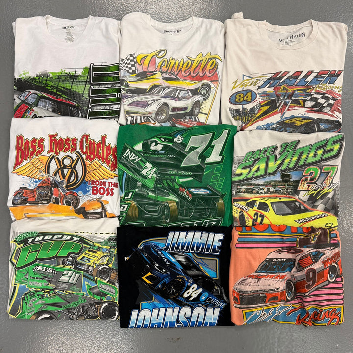 NASCAR/RACING T-SHIRTS X 20