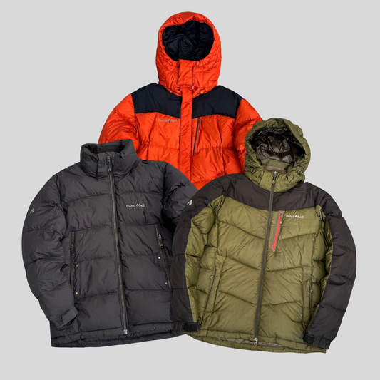 MONTBELL PUFFER JACKETS X 6
