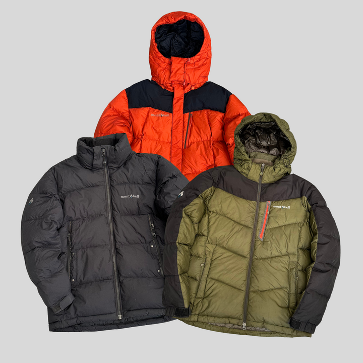 MONTBELL PUFFER JACKETS X 6