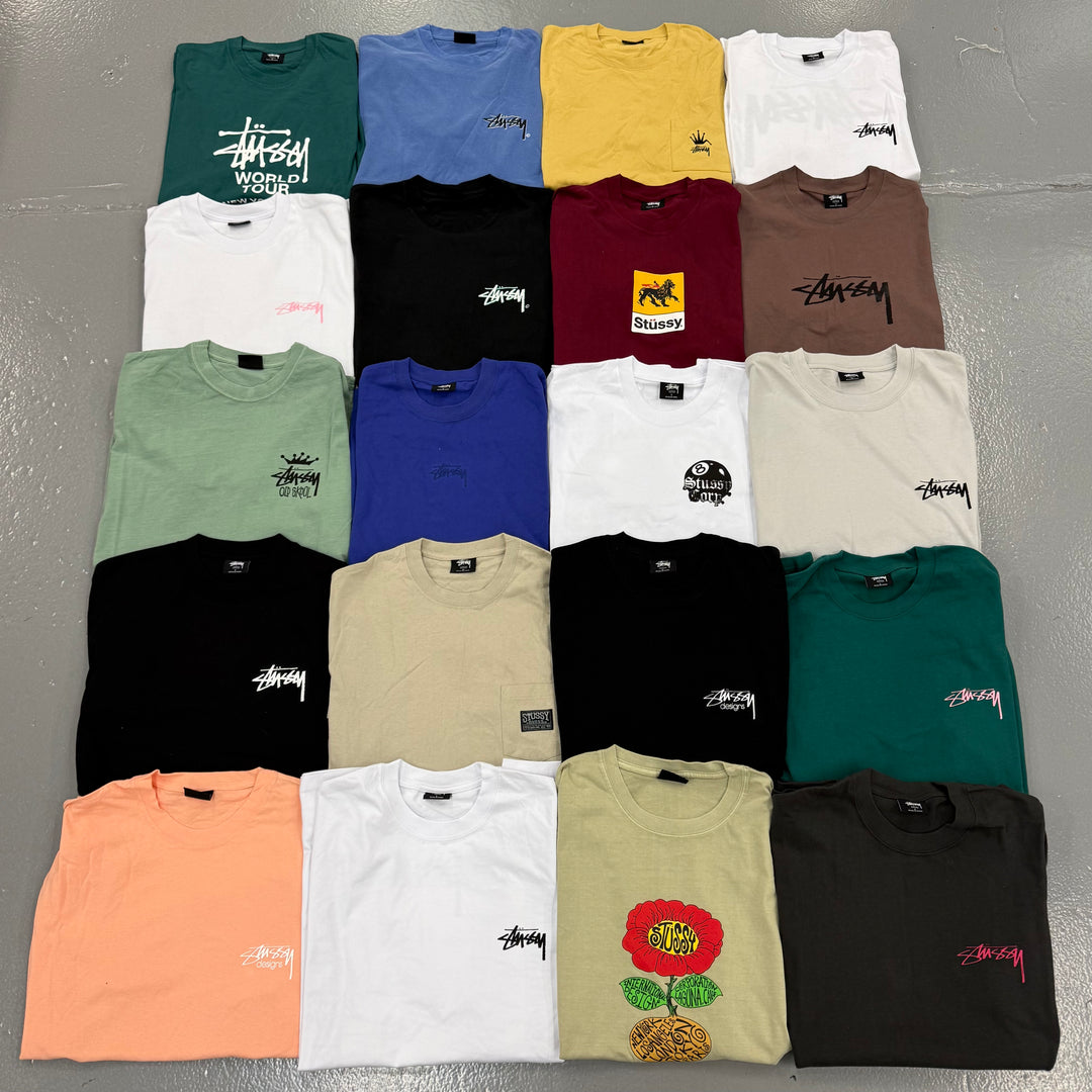 STUSSY T-SHIRTS X 10