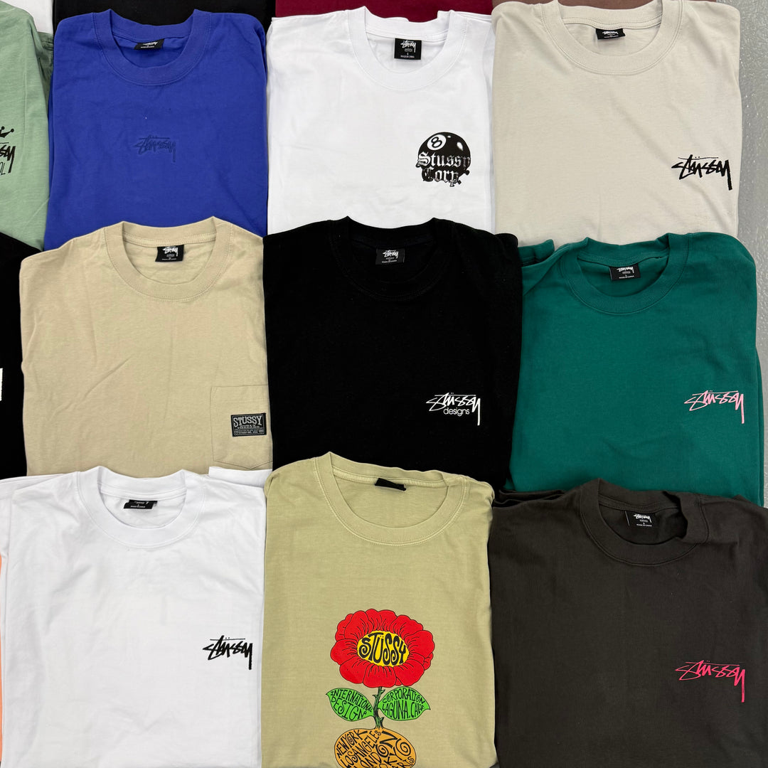 STUSSY T-SHIRTS X 10 – Graded Wholesale