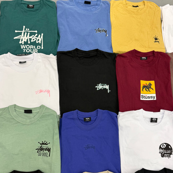 STUSSY T-SHIRTS X 10