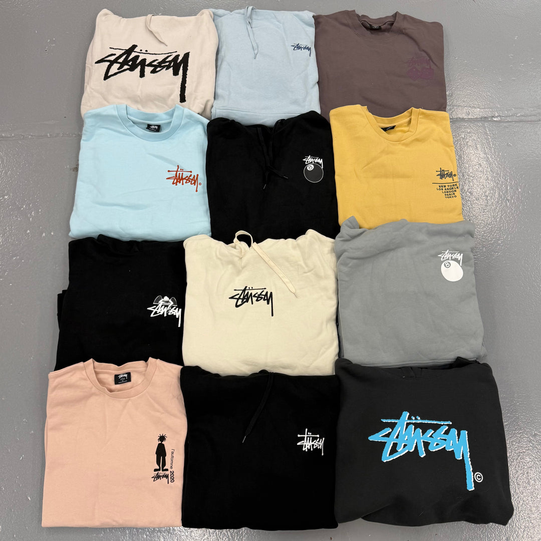 STUSSY HOODIES & SWEATSHIRTS X 10