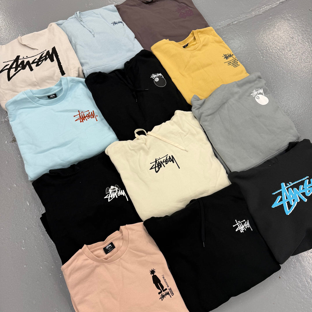 STUSSY HOODIES & SWEATSHIRTS X 10