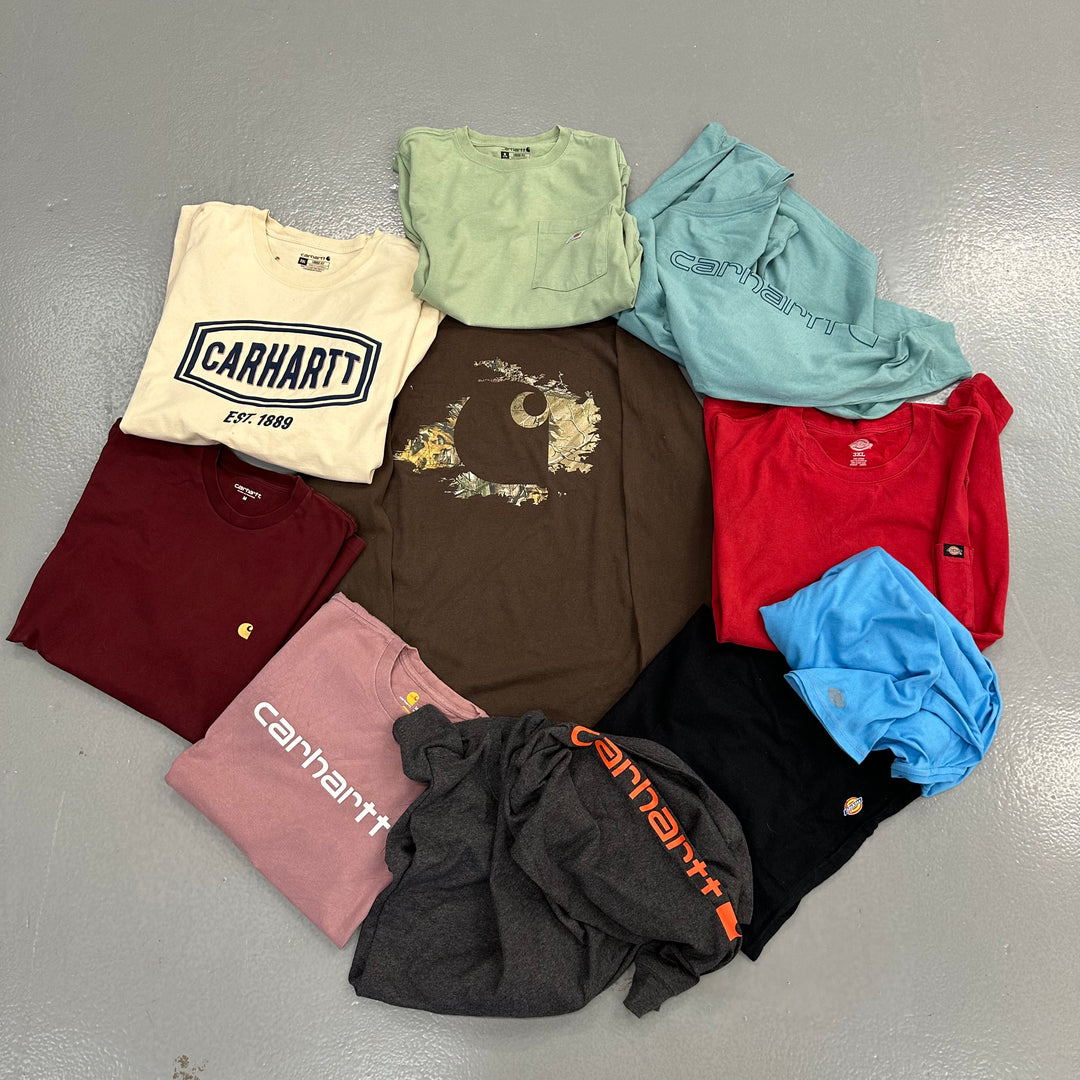VINTAGE CARHARTT & DICKIES T-SHIRTS X 20