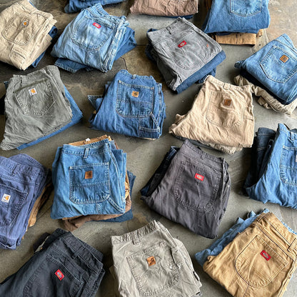 CARHARTT & DICKIES TROUSERS 30 PCS