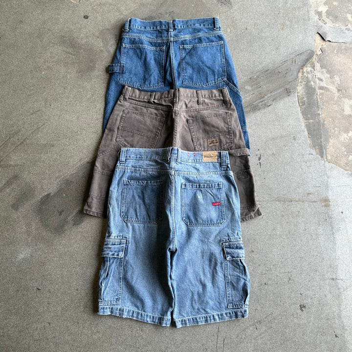 MIXED DENIM JORTS BOX
