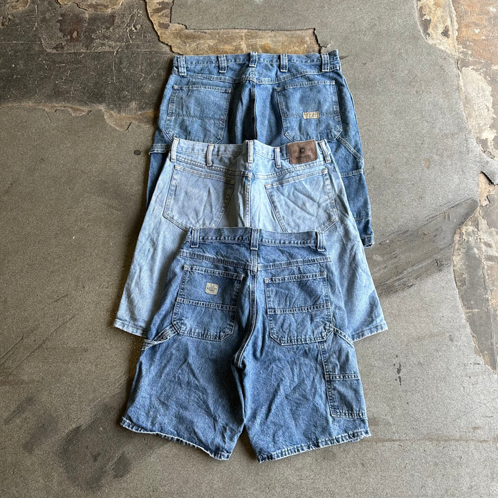 MIXED DENIM JORTS BOX