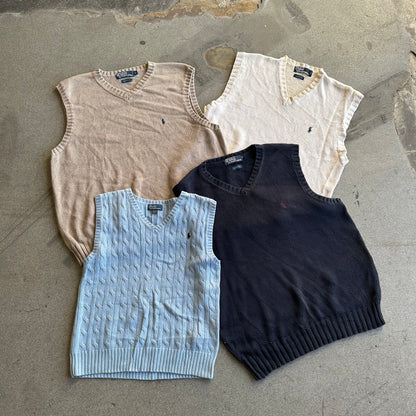 RALPH LAUREN KNITTED VESTS X20