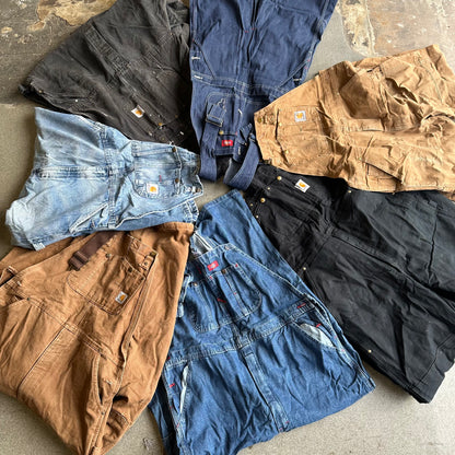 CARHARTT & DICKIES DUNGAREES X10