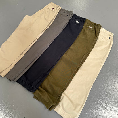 RALPH LAUREN BAGGY CHINO TROUSERS X10