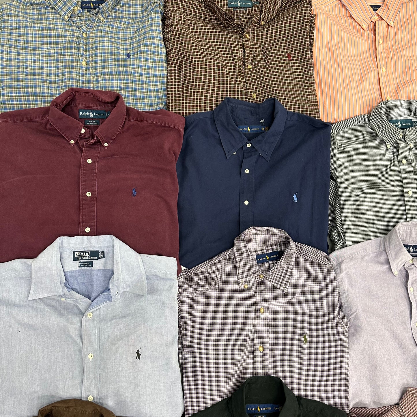 RALPH LAUREN SHIRTS X 20