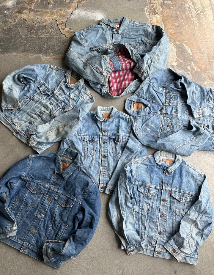 VINTAGE LEVI'S DENIM JACKETS (10 PCS)