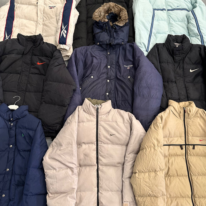 PREMIUM BRANDED PUFFER JACKETS X 5