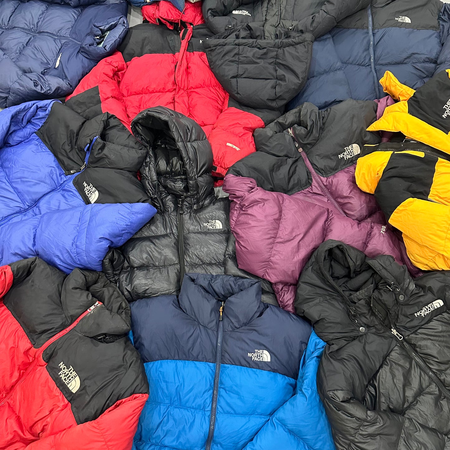 NORTH FACE PUFFER JACKETS X5