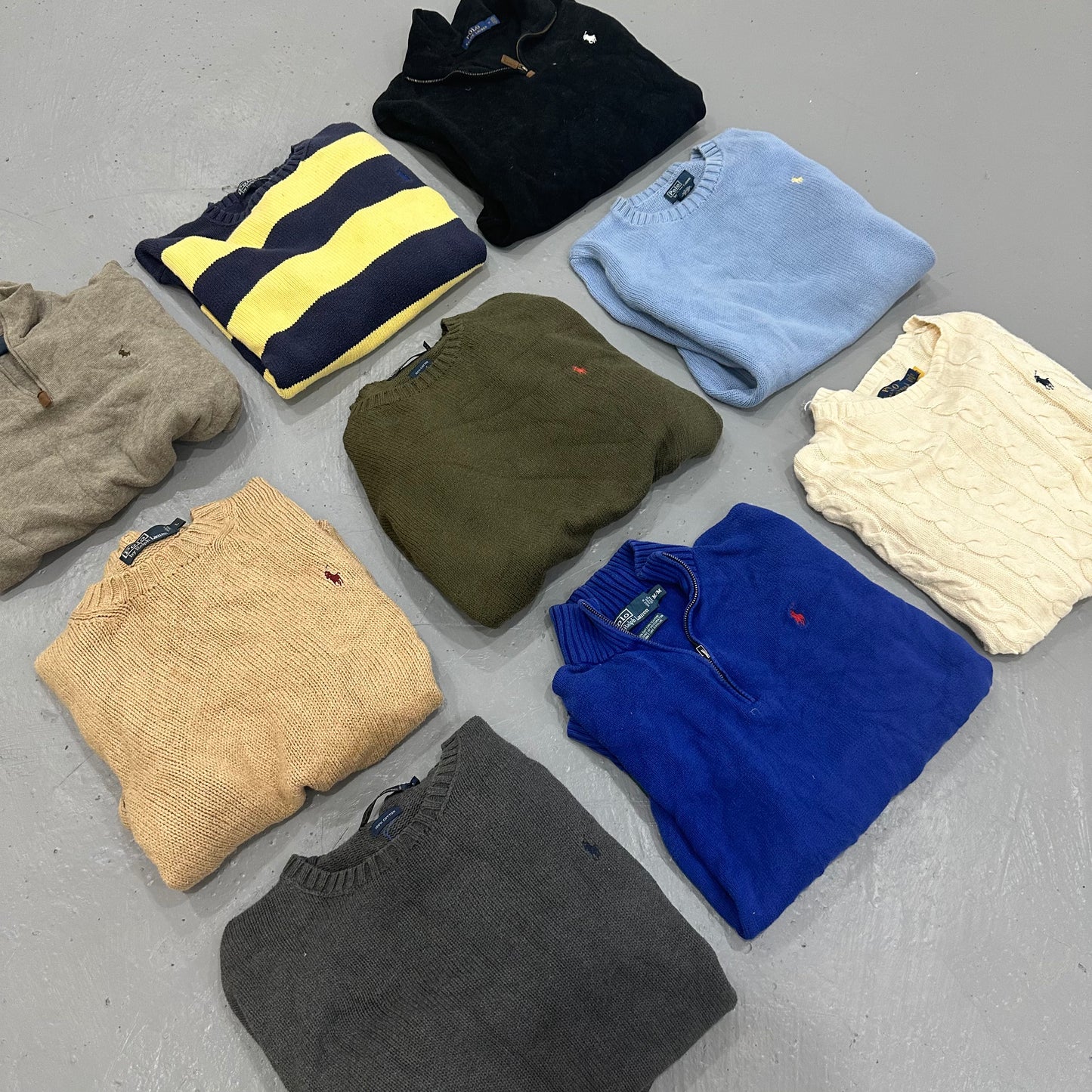 RALPH LAUREN KNITTED SWEATSHIRTS