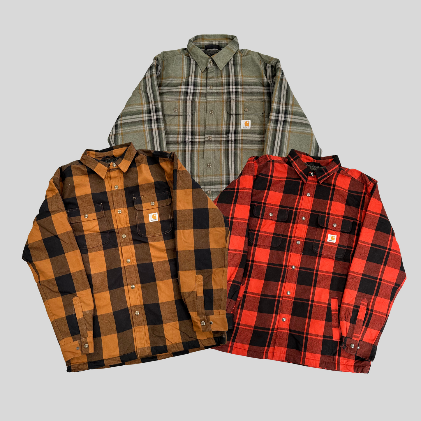 CARHARTT SHERPA LINED SHACKETS X5