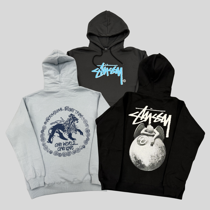 STUSSY HOODIES & SWEATSHIRTS X 10