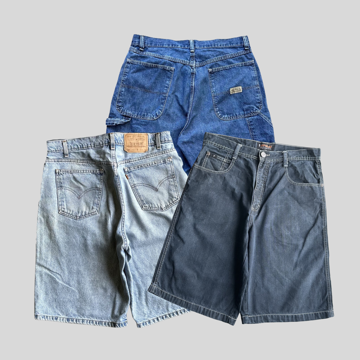 MIXED DENIM JORTS BOX