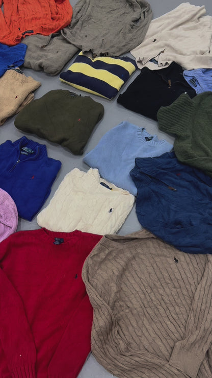 RALPH LAUREN KNITTED SWEATSHIRTS GRADE B X20