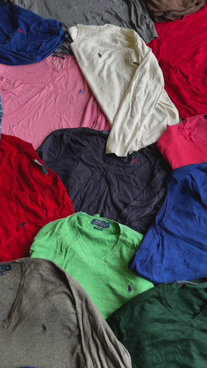 RALPH LAUREN LIGHT KNIT SWEATSHIRTS X 20