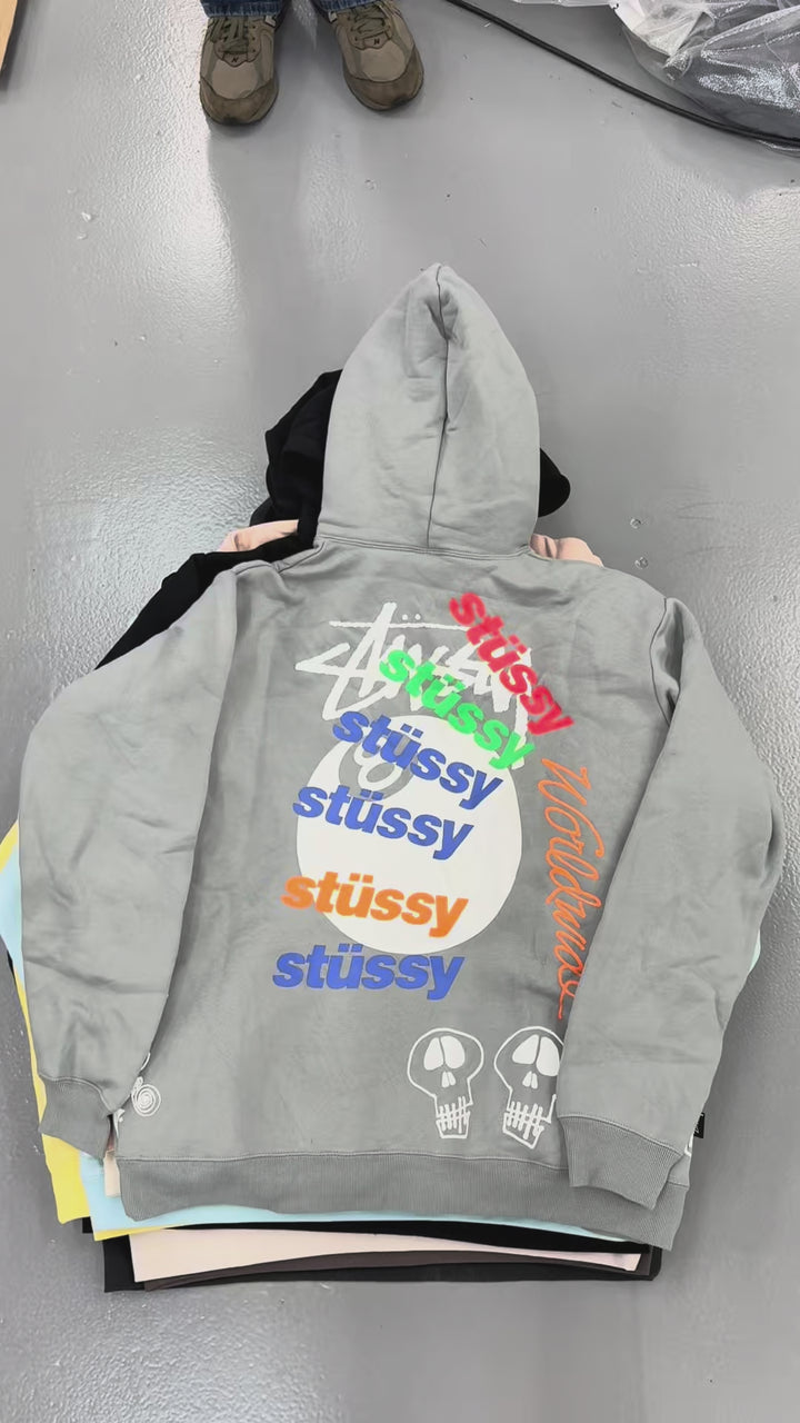 STUSSY HOODIES & SWEATSHIRTS X 10