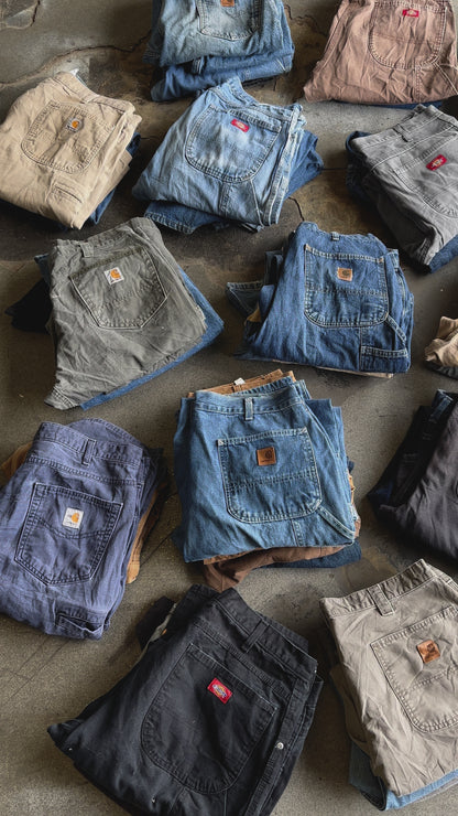 CARHARTT & DICKIES TROUSERS 30 PCS