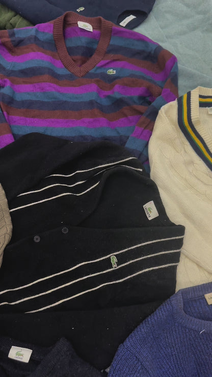 LACOSTE KNITTED SWEATSHIRTS